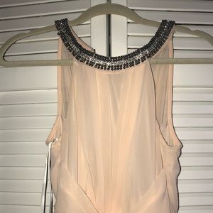 B. Darlin Embellished Halter Maxi Dress